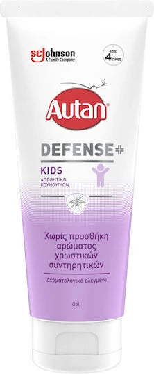 Autan Defense+ Kids Εντομοαπωθητικό Gel 100ml